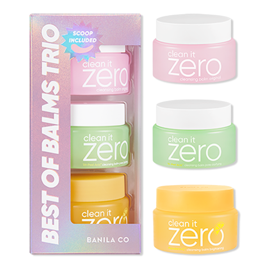 Clean it Zero Best of Balms Trio (Kit 3x25ml + Espátula Inclusa)